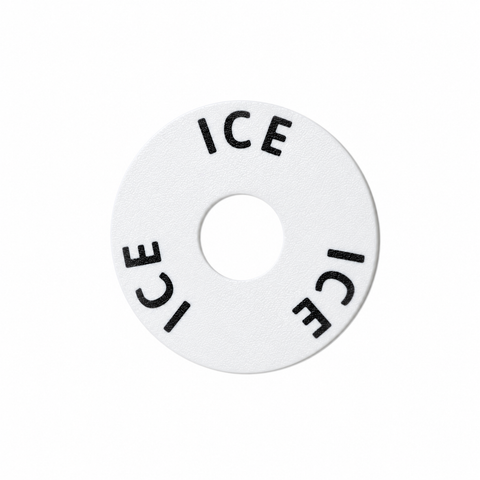 Servo Bucket Label - Ice